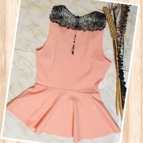 💕material girl peplum blouse - Picture 3 of 4